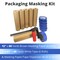 Idl Packaging Set of Hand-Masker Device, 12in x 60 yd Masking Paper and, 1.5in x 60 yd Painters Tape, 6PK TH-120-12-6-B - alternate 4